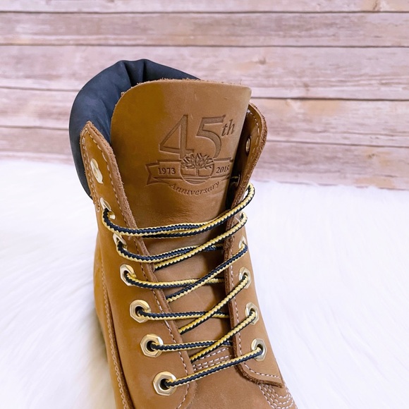 Timberland Men’s Heritage 45th Anniversary 6” Premium Waterproof Boots Wide Size - Picture 6 of 8